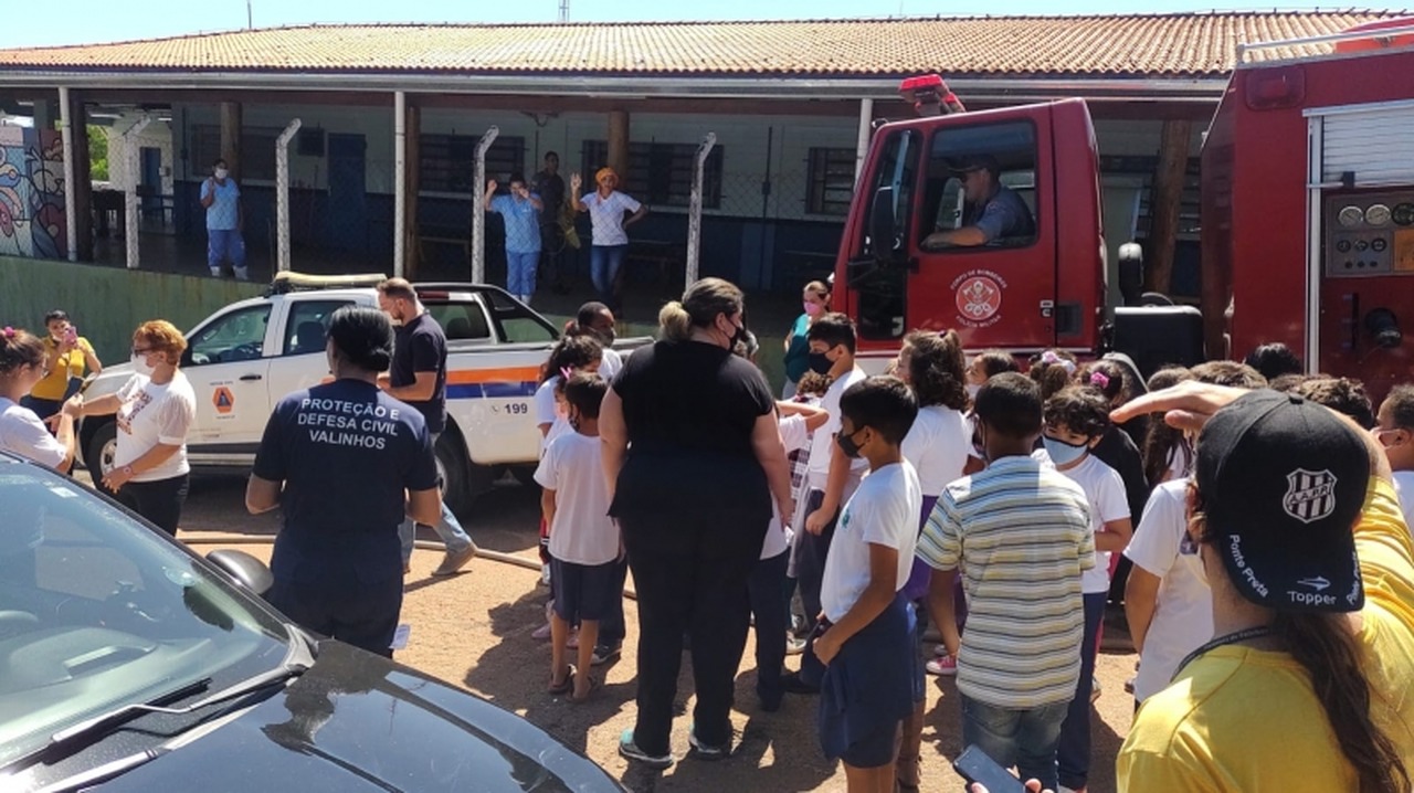 Corpo de Bombeiros e Defesa Civil conscientizam alunos de Valinhos (SP) sobre perigos do fogo - Revista Incêndio