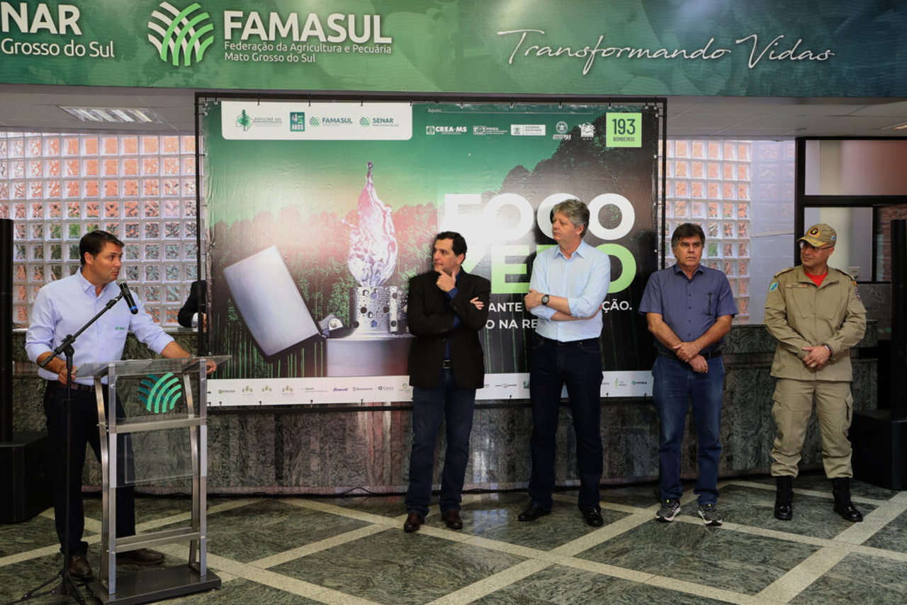 Sistema Famasul e Reflore lançam campanha ‘Fogo Zero’ - Revista Incêndio
