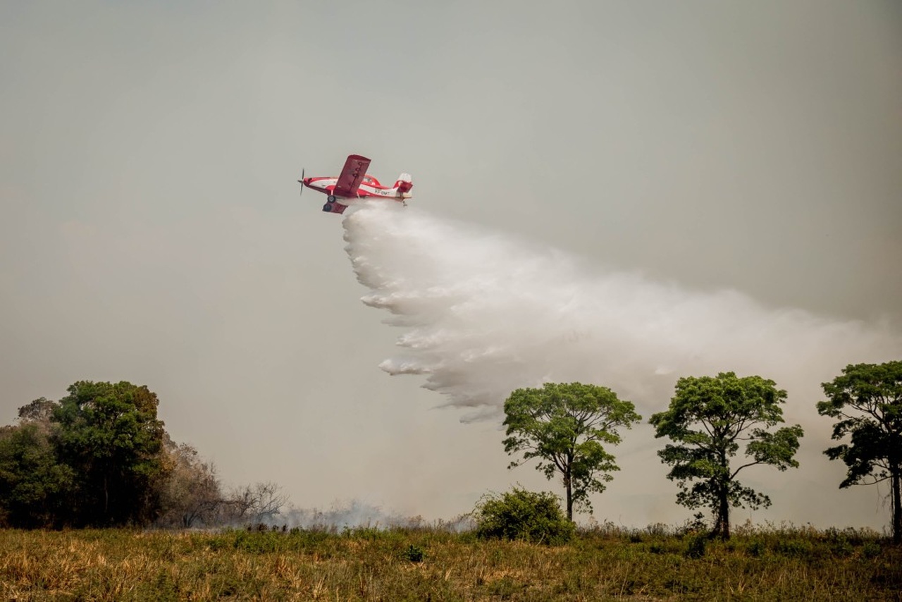 Aviões auxiliam em ocorrências de fogo em florestas - Revista Incêndio